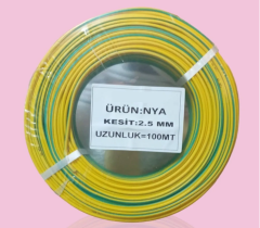 2,5LUK CCA SARI YEŞİL 1MT