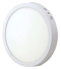 24W SIVA ÜSTÜ YUVARLAK LED PANEL PİYASA