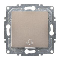 GÜNSAN EGONA METALLİC MOCHA ZİL BUTONU