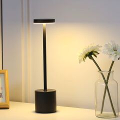 NOAS MİDİLLİ MASA LAMBASI ŞARJ EDİLEBİLİR BLACK- 3 RENK