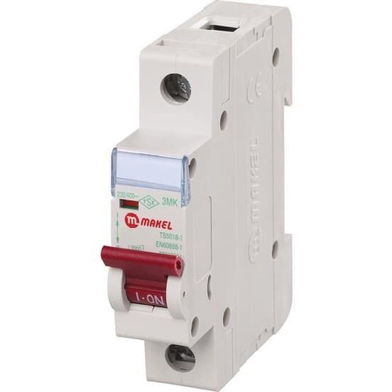 MAKEL 40A 1 KUTUPLU 3KA SİGORTA