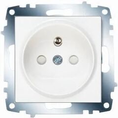 VİKO KARRE BEYAZ UPS TOPRAKLI PRİZ MEKANİZMA