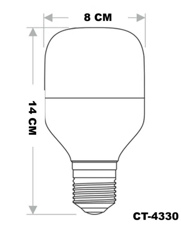 CATA 25W CT-4330B TORCH LED AMPUL (E-27) (BEYAZ) CATA 25W CT-4330B TORCH LED AMPUL (E-27) (BEYAZ)