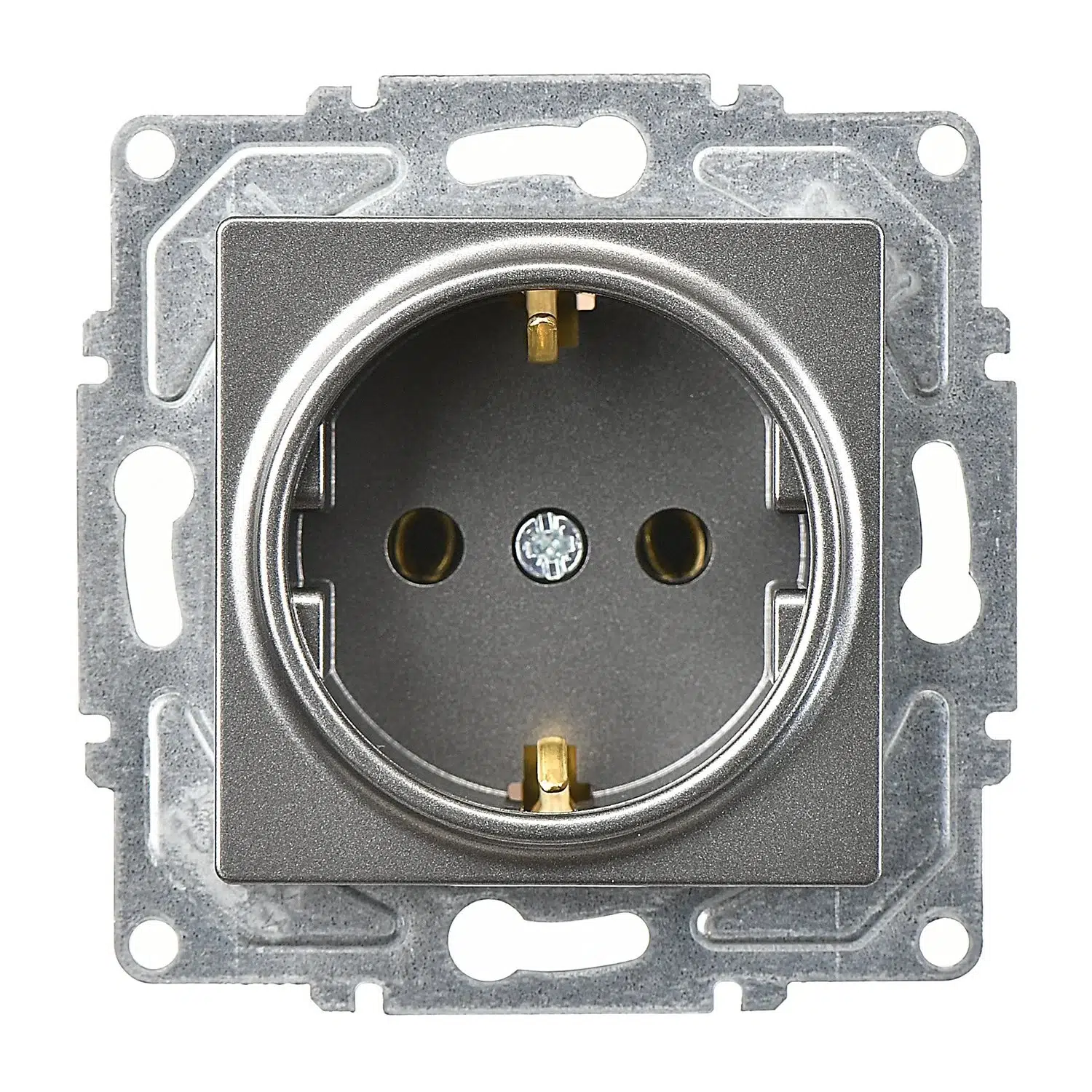 GÜNSAN EGONA METALLİC FÜME TOPRAKLI PRİZ 