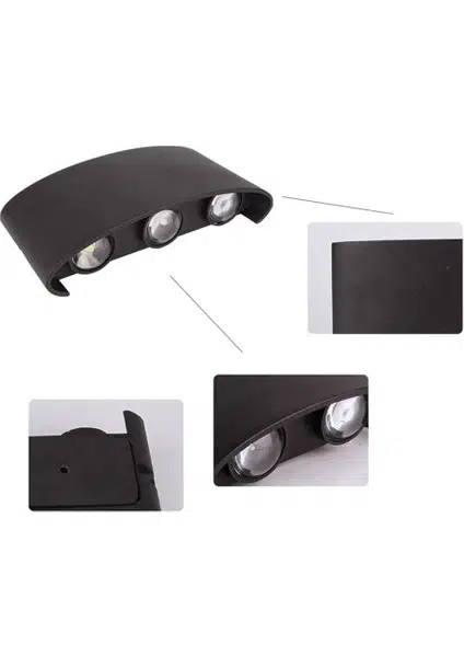 LEDLİ APLİK ÇİFT TARAFLI 6W AMBER