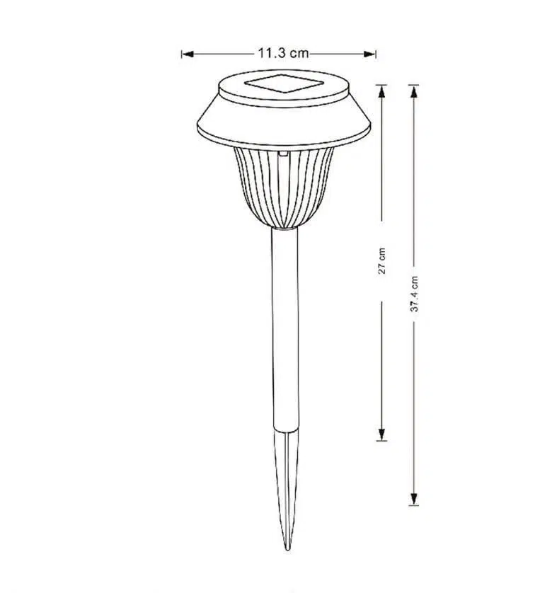 NOAS 7W MİRANDA SOLAR BAHÇE ARMATÜRÜ (40 cm) GÜN IŞIĞI NOAS 7W MİRANDA SOLAR BAHÇE ARMATÜRÜ (40 cm) GÜN IŞIĞI