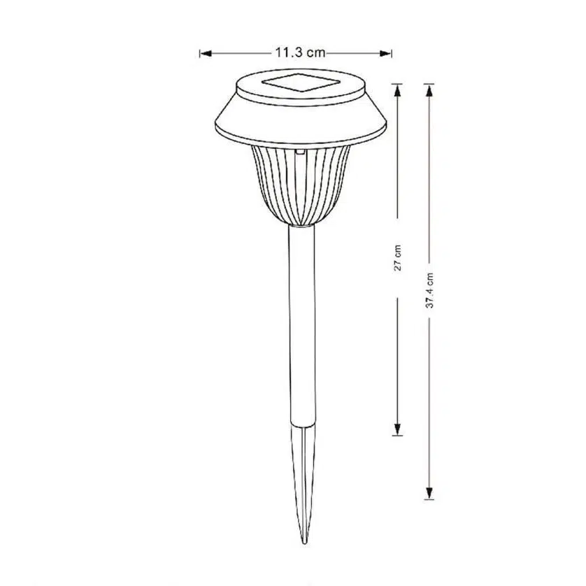 NOAS 7W MİRANDA SOLAR BAHÇE ARMATÜRÜ (40 cm) GÜN IŞIĞI NOAS 7W MİRANDA SOLAR BAHÇE ARMATÜRÜ (40 cm) GÜN IŞIĞI